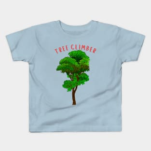 Tree Climber Kids T-Shirt